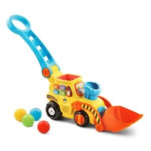 Vtech Push & Pop Bulldozer Push & Pull Toys Vehicle with Handle Baby & Toddler